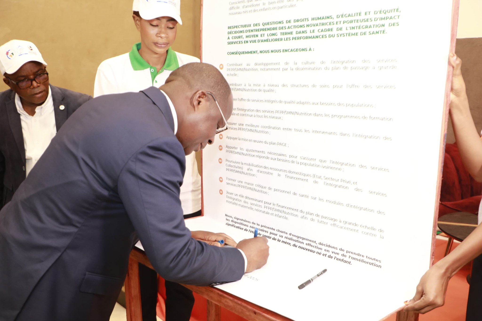 Table ronde de haut niveau des acteurs clés autour du Plan de Passage à Grande Échelle (PAGE) de l'initiative d'intégration PFPP/SMNI/Nutrition